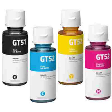 Bộ mực in 4 màu GT51/52 cho máy HP DeskJet GT 5810/ GT 5820