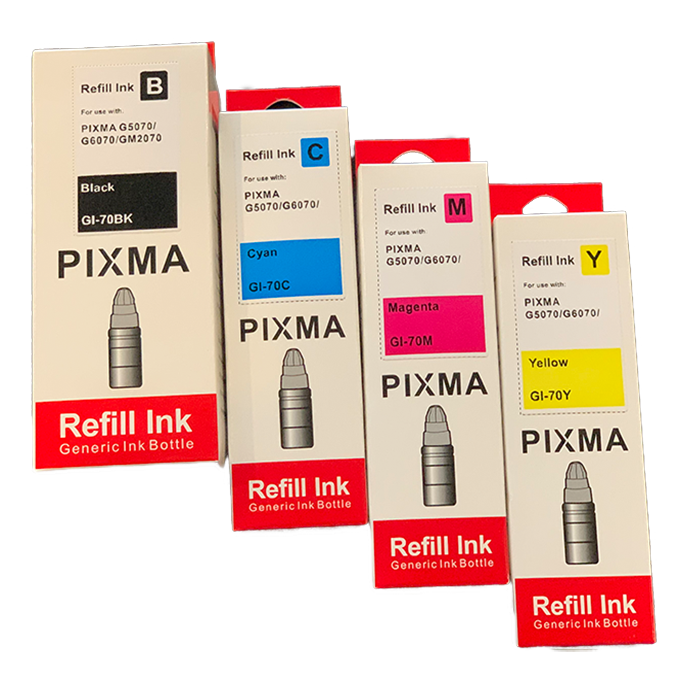 Set mực màu Canon GI-70 (Refill)